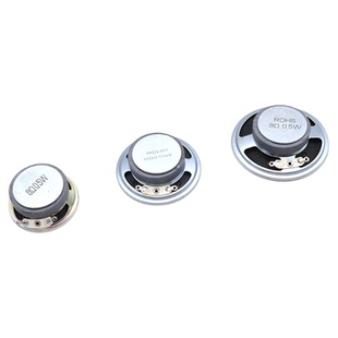 直径40/45/50/57mm铁壳外磁圆纸盘小喇叭8欧0.5W门禁电话机扬声器