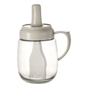 油刷油瓶一体玻璃厨房耐高温硅胶油刷壶电饼铛烧烤烙饼专用油刷子