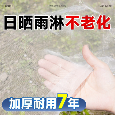 防虫网纱网养殖场专用大棚种菜尼龙农用防蚊防鸟果树蚂蚱养殖网罩