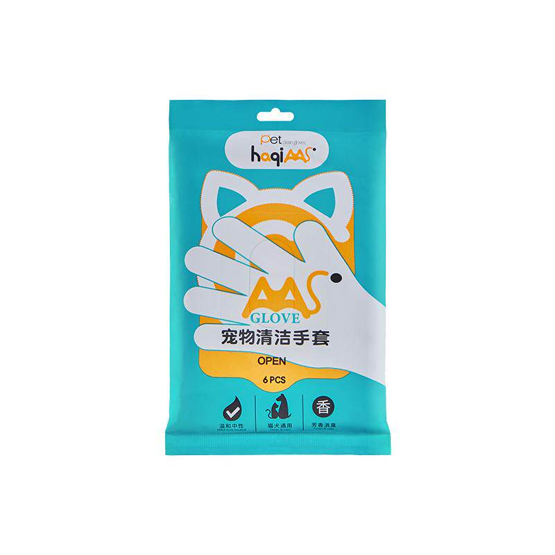 宠物猫咪免洗手套洗澡擦屁股擦脚