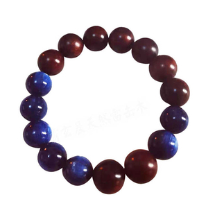 【文昌-灵渊】天然雷击木手串蓝晶石上岸智慧文昌手串保真天然