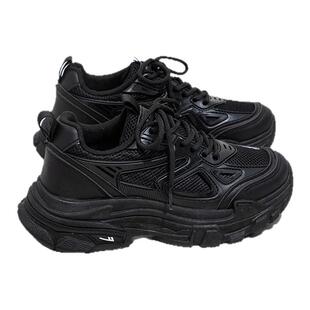 回力官方旗舰店黑色老爹鞋女款2026新款爆款夏季女鞋厚底运动鞋女