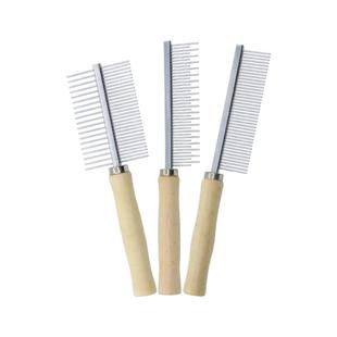 宠物梳子排梳猫狗祛浮毛脱毛梳实木梳宠物脱毛美容去跳蚤梳子