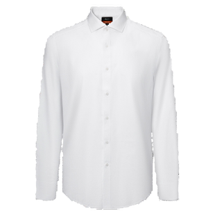 【易打理/抗皱】G2000男商务高级感棉质混纺亲肤斜纹长袖衬衫男.