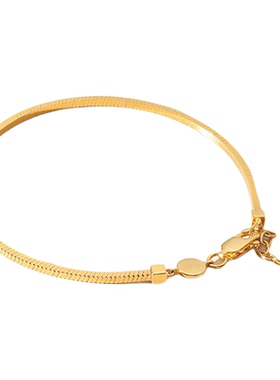 蛇骨手链女夏ins小众设计女生闺蜜金色手饰品2025年新款轻奢手环