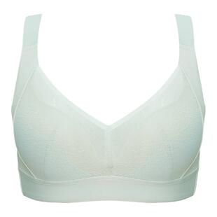 歌瑞森柔塑调整型乳胶内衣夏网纱聚拢防下垂上托无钢圈收副乳文胸