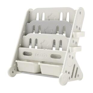 babyviva儿童书架收纳架宝宝小型家用绘本架落地书本玩具柜置物架