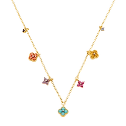 幸运四叶花项链AGATHA