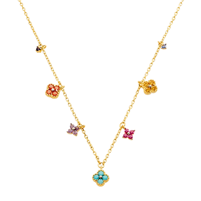 幸运四叶花项链AGATHA