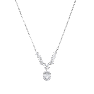 天使之翼吊坠项链女轻奢小众设计高级感气质锁骨链法式链子配饰