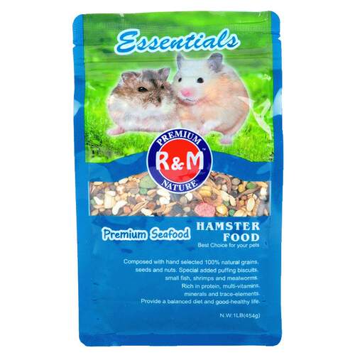 RM哈姆小宠仓鼠粮食海鲜宠物熊仔主粮饲料用品海鲜鱼虾干蛋白454g