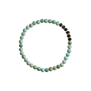 曦光里【超幸运】自在/精神气/实相 原矿绿松石男女同款手链手串