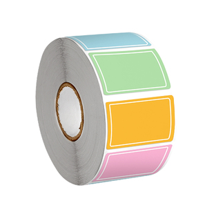 标签贴纸标签纸口取纸自粘便签贴纸姓名贴价格防水名字贴手写可粘贴不干胶标贴纸价签空白备注小号彩色记号贴