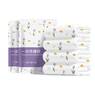 火车卧铺一次性睡袋旅行隔脏单双人加厚床单被罩枕套住酒店三件套