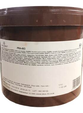 比利时进口 嘉利宝榛子酱50%榛果酱坚果馅料果泥5kg蛋糕烘焙原料
