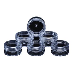 小塑料瓶带盖透明试用装面霜分装瓶迷你药膏盒子膏霜美甲空瓶圆盒