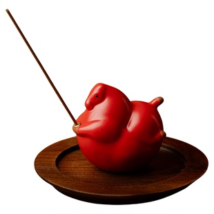 马上有福马年吉祥红色好运香托香座本命年新年喜庆香薰插座摆件