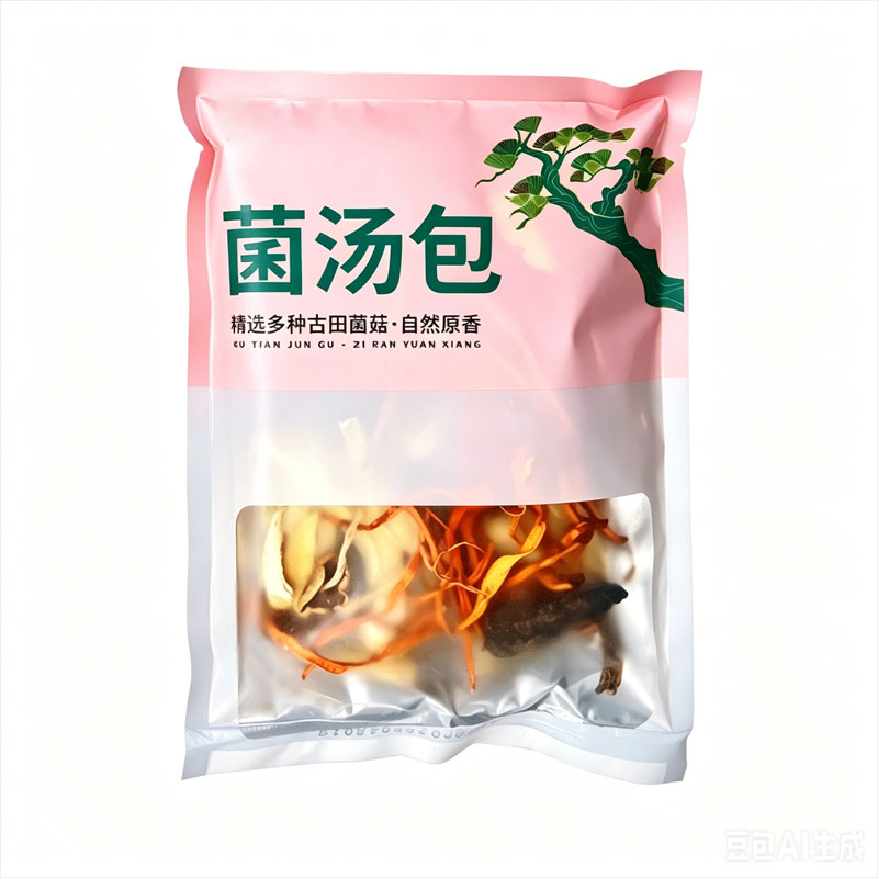 七彩菌汤包菇汤包营养煲汤