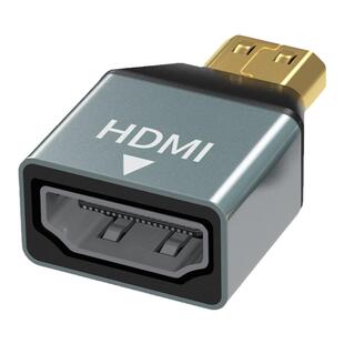 minihdmi转hdmi转接头4Kmicro hdmi转接器迷你便携屏单反相机