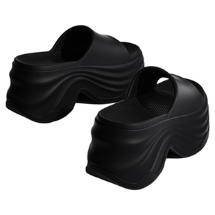 10.0cm厚底增高拖鞋女外穿2025新款夏季防滑高跟踩屎感不累脚凉拖