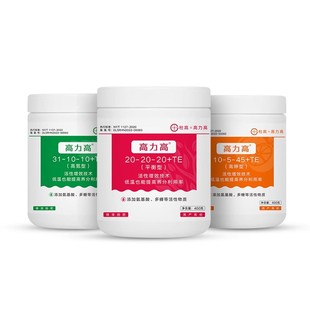 杜高*高力高 叶面肥果树蔬菜冲施肥大量元素水溶肥料平衡高钾氮肥