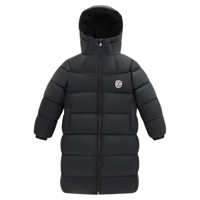 英氏男女童羽绒服加厚保暖中长款