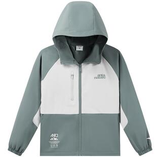 安踏儿童外套男童丝光绒运动上衣2025秋新款保暖中大童四防厚外套