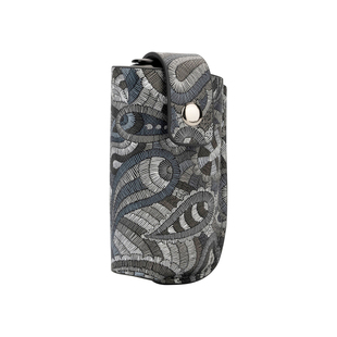 For 日本ploom x advanced烟盒皮套佩斯利腰果花豹纹保护套挂绳款