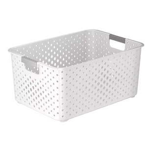 【直播专享】六个装塑料收纳筐桌面厨房杂物收纳框玩具零食收纳盒