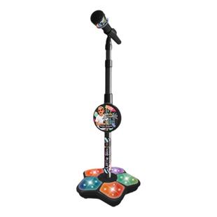 小孩麦克风扩音音乐话筒带支架儿童仿真站立式卡拉OK宝宝唱歌玩具