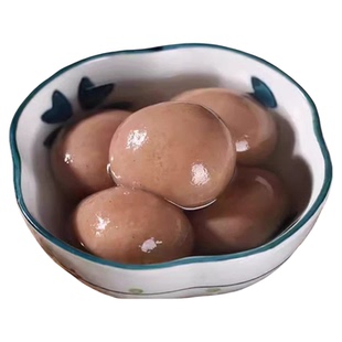 荞麦汤圆无蔗糖倍儿粗粮汤圆荞麦乔麦木糖醇粗粮元宵黑芝麻鲜汤圆