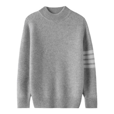 韩版青少年羊毛衫双股加厚毛衣