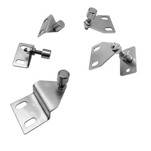 AKC22-T-ZA三角折弯可调门吸门阻153040铝型材强磁门吸门碰磁力扣