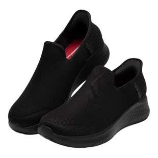 斯凯奇女鞋闪穿鞋透气女款健步鞋2025秋冬新款软底一脚蹬休闲鞋子