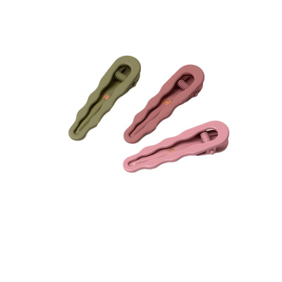 鸭嘴夹磨砂碎发前额刘海侧边发夹