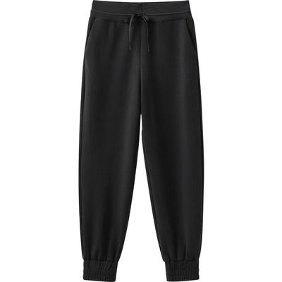 播商场同款休闲简约休闲裤女25春秋新款黑色显瘦长裤BDS1KD0505