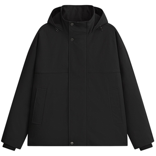 MODE COMMUTER | MC棉感环保亲肤透气简约休闲连帽短款防风羽绒服