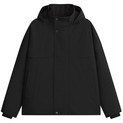 MODE COMMUTER | MC棉感环保亲肤透气简约休闲连帽短款防风羽绒服