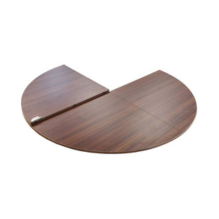 4分台折叠圆桌面圆台面餐桌面板家用圆形大圆桌面四分可折叠10人