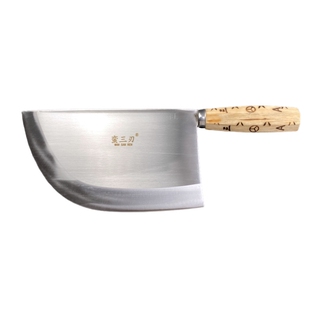 塘村 刀具市场卖肉 半圆刀 砍骨分肉刀1.6斤皮刀