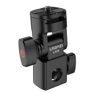 Ulanzi优篮子LA04灯架云台1/4转接头40W COB补光灯闪光灯接口转换座灯架三脚架支架摄像配件摄影灯架角度云台