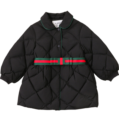 宝宝羽绒服中长款加厚冬季新款女童羽绒服中小童装外套22119