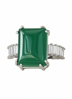 几何活口戒指欧美轻奢