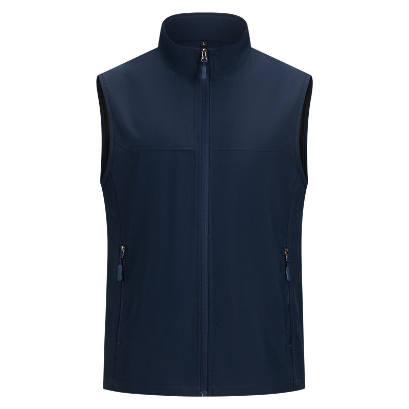防水软壳马甲定制工作服印logo高端企业4s店活动宣传工装坎肩背心