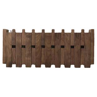 电表箱挂衣钩遮挡挂衣架琴键挂钩排钩黑胡桃纯实木玄关门后衣帽架