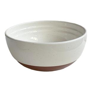 半颗橘子HO不规则墨点拼色线圈汤碗早餐麦片大碗酸奶碗牛奶马克杯