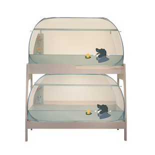 美朵嘉2026新款子母床免安装蚊帐蒙古包上下铺通用床上帐篷可折叠