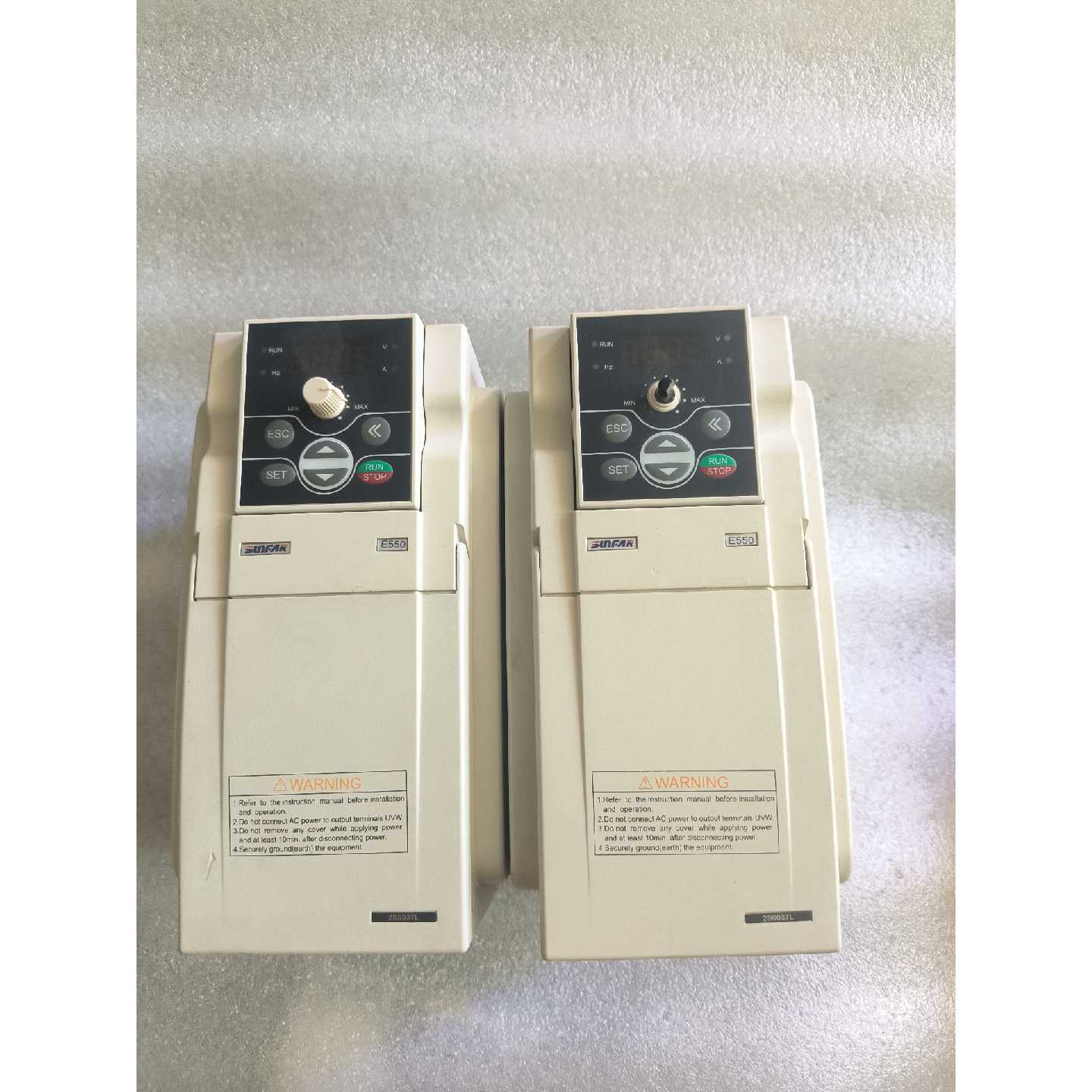 议价四方拆机3.7千瓦220伏变频器雕刻机变频器E5502S可维修