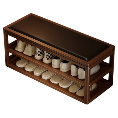 实木换鞋凳门口家用入户门穿鞋凳