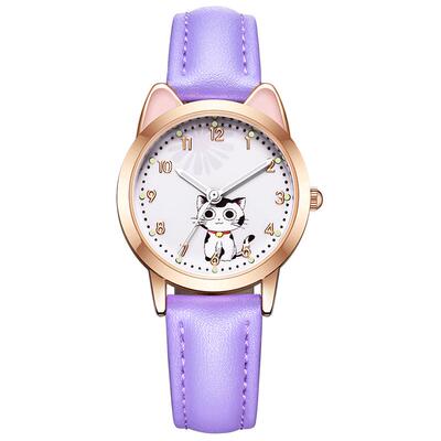 儿童手表女孩小学生初中卡通可爱